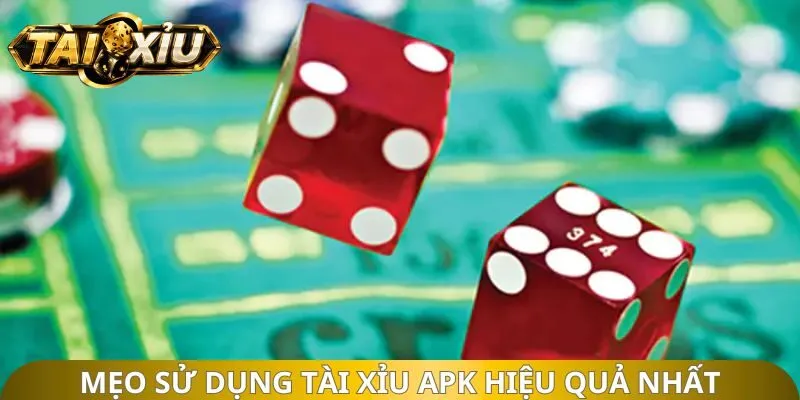 Mẹo sử dụng tài xỉu APK hiệu quả nhất