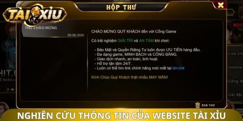 Nghiên cứu điều khoản cá cược tài xỉu
