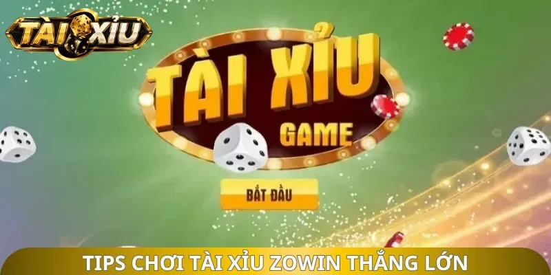 Tips chơi tài xỉu ZOWIN thắng lớn